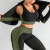 European and American Hot Three-Piece Seamless Yoga Suit Autumn and Winter Knitting Hip Lifting Stretch Fitness Sports Yoga Pants
