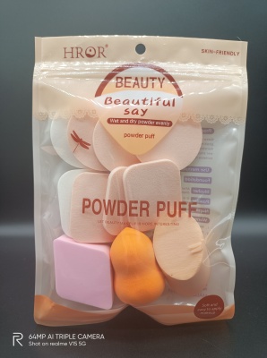 Foreign Trade Hror Series Powder Puff R-005 Big Eye Black Bag Gourd Powder Puff Mixed