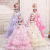 New Machine Edge Toy 50cm DIY Barbie Doll Swan Wedding Dress Handmade Doll Kindergarten Dressing Princess