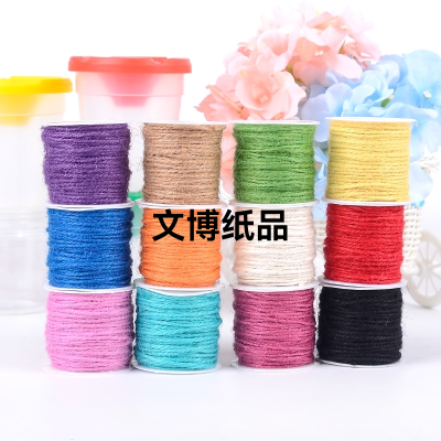 DIY Hemp Rope Toddler Art and Craft Handmade Material Paper String for Decoration Lala Grass Foreign Trade Paper String Color Handmade