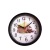 8-Inch Plastic Wall Clock Customizable Logo Cute Cartoon Cake Quartz Clock 20cm