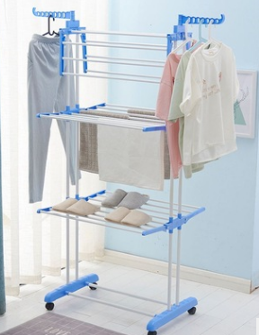 steel pipe assembly floor bed linen clothes clothes hanger