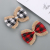 Factory Customized Party Hessian Cloth Dovetail Plaid Bow Dovetail Linen Knot