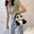 Novelty Toys 2021 Summer New Plush Women's Bag Contrast Color Personality Panda Bag Stall Promotion Toy Doll