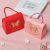 Creative Wedding Supplies Wedding Candies Box Hand Bag Gilding Pearlescent Carved Paper Box Wedding Candies Box Small Size in Stock