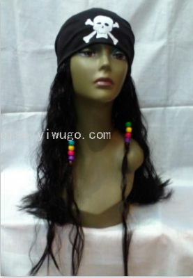 Turban Pirate Wig Ball Wig Festival Wig Performance Wig Anime Wig Party Wig Cosplay Wig