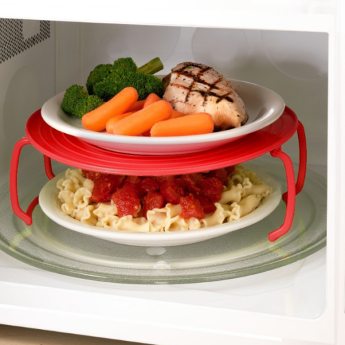 double-layer insulated tray rack potholder