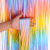 Amazon Macaron Rainbow Laser 2.5 M Tinsel Curtain Wedding Birthday Party Decoration Scene Layoutxizan