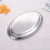 30 Stainless Steel Egg-Shaped Plate Fish Dish Oval Plate Dish 2 Yuan Shop Products Kitchen Supplies