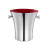 Western-Style Ice Bucket Stainless Steel Ice Bucket Bar Dry Ice Bucket Beer Drink Champagne Bucket KTV Dining Bar Ice Red Wine Bucket