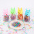 Korean Style New Children's Thick Rubber Band Deer Bottled Color Disposable Rubber Band High Elasticity Hairband for Tying up Hair