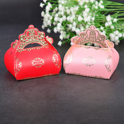Wedding Candy Box Wholesale Candy Gift Box Wedding Ceremony Supplies Korean Creative Portable Packaging TikTok Paper Box
