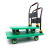 Heavy Four-Wheel Trolley Platform Trolley Folding Push Handle Mute Wheel Truck Brake Caster Loading Light