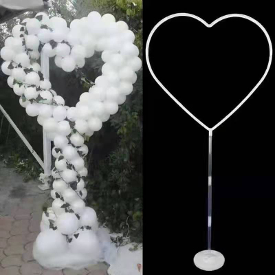 Factory Balloon Table Drifting Upright Column Support Creative Heart-Shaped Air Circle Birthday Party Decoration Modeling Arrangement Articles