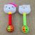 Hot Sale Cartoon Two-Headed Bell Toy Baby Rattle Toddler Newborn Small Toy