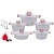 An Aluminum Pot Dessini17 Set Household Soup Pot Set Non-Stick Pan Set an Aluminum Pot Set Liner Medical Stone Material