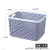 W16-2461 Finishing Storage Basket Plastic Portable Layering Storage Basket Hollow Three Colors Stackable Storage Basket Wholesale