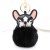Koorol Cartoon Cute Puppy Fur Ball Keychain Creative Plush Handbag Pendant Imitation Rex Rabbit Furry Ball Decorations