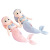 2021 New Mermaid Plush Toy Wedding Stall Gift Toys Exquisite Stretch Comfortable Figurine Doll