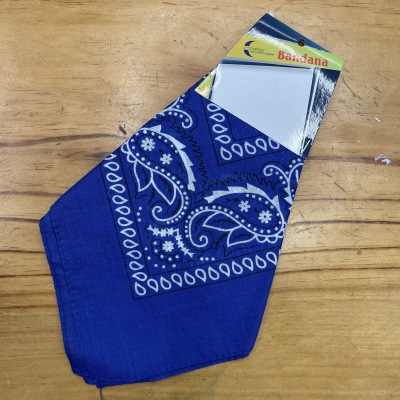 Cotton Turban Amoeba Outdoor Handkerchief Handkerchief with Card Sports Sweat-Absorbent Square Scarf