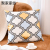 New Gilding Pillow Ins Printed Geometric Plush Pillowcase Home Sofa Cushion Pillowcase Customization