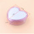 DIY Children's Transparent Double-Layer Storage Box Heart-Shaped Accessories Jewelry Box Heart-Shaped Plastic Hair Ornaments Storage Box Wholesale
