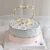 Tiktok Baroque Cake Decoration Lace Crystal Pearl Crown Decoration Baking Baby Bridal Queen Headdress