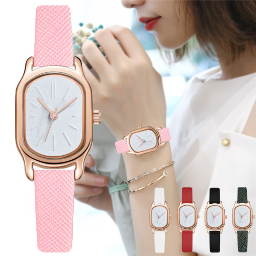 internet celebrity fashion women‘s simple belt women‘s watch square head retro women‘s temperament trend quartz watch spot