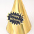 Wholesale Birthday Hat Gold Cardboard Birthday Hat PCs Party Decoration Supplies Gold Silk Party Plush Ball Cap 18cm