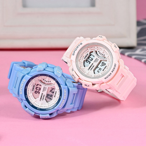 women‘s watch simple temperament student ins style waterproof luminous electronic sports watch unicorn junior high school young women‘s watch