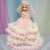 Four-Layer Wedding Dress Yi Tian Barbie Princess Girl Children's Game Toy 50cm Simulated Doll Decoraive Hangings Gift