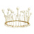 Tiktok Baroque Cake Decoration Lace Crystal Pearl Crown Decoration Baking Baby Bridal Queen Headdress