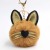 Koorol Cat Fur Ball Keychain Pendant Golden Cat Bag Package Pendant Mobile Phone Pendant Car Plush Pendant