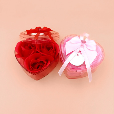 Valentine's Day Creative Gift Love Box Soap Flower Gift Couple Gift Factory Wholesale Gift Box