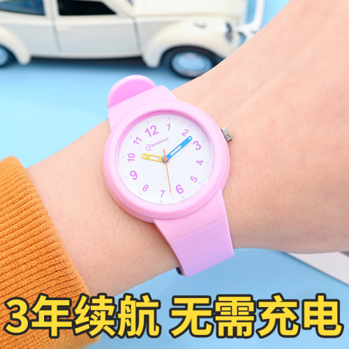Children‘s Watch Primary School Girls Waterproof Watch Time Girl Mickey Junior High School Girl Girl Quartz Watch Examination Watch