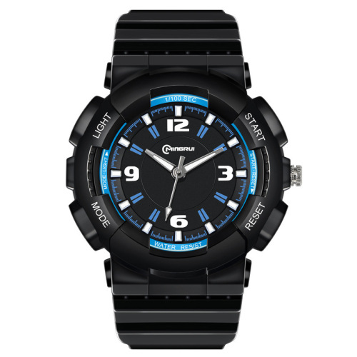 mingrui electronic watch primary and secondary school student pointer quartz watch luminous waterproof youth men and women fashion simple style