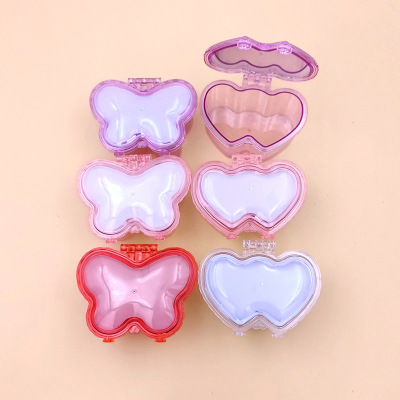 Plastic Packaging Box Transparent with Mirror Jewelry Box Storage Box Children's DIY Jewelry Box Cosmetic Case Candy Box