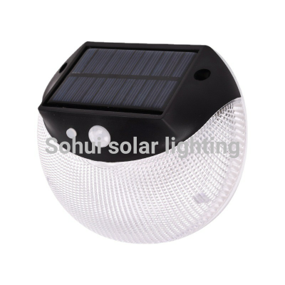 Round Solar Wall Lamp Outdoor Lamp Home Courtyard Waterproof Induction Outdoor Lighting Led Small Street Light