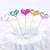 Cake Decoration Dessert 100 Pieces Pu Love XINGX Glossy Cake Plug-in Party Card