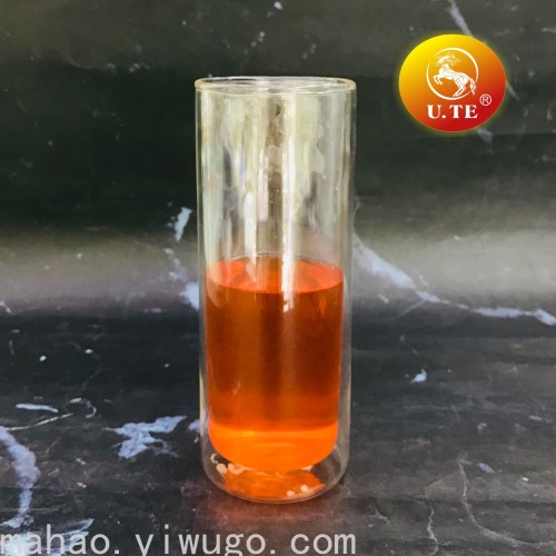 Insulated Double Layer Straight Glass Cup