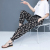 Ankle-Tied Anti-MosquitPants Bloomers Women's Cropped Summer Thin Printed Chiffon Floral Ice Silk Harem Pants High Waist