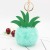 Koorol Creative Cartoon Pu Pineapple Plush Key Chain Pineapple Hair Ball Bag Pendant Car Plush Key Chain