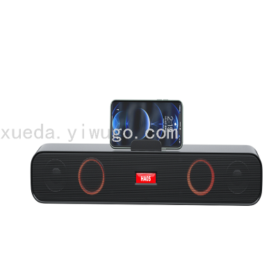 2021 New Bluetooth Speaker Cross-Border Multifunctional Bluetooth Speaker Breathing Light  Sound Heater Strip Subwoofer