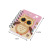 Factory Direct Supply Owl 86K Coil Notebook Cartoon Mini-Portable Loose-Leaf Notebook Cute Animal Notepad