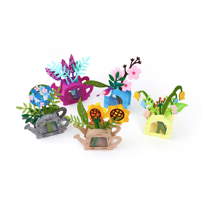 Crafts Children's Educational Toys Non-Woven DIY Handmade Art Bonsai Creative Glow Shiny Props