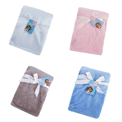 Baby Blanket Babe Cashmere Cashmere Thickened Warm Autumn and Winter New Children's Blanket Cover Blanket Air Conditioning Blanket