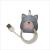 Headset Storage Bag Portable Data Cable Organizing Bag Mini Retro Cartoon Leather Bag Headset Cable Storage Protective 