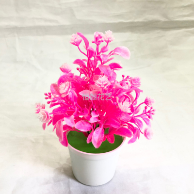 Artificial Bouquet Emulational Flower and Grass Single Plastic Flower Green Plant Flower Arrangement Decoration Decoration Fake Flower Constant Color Floral