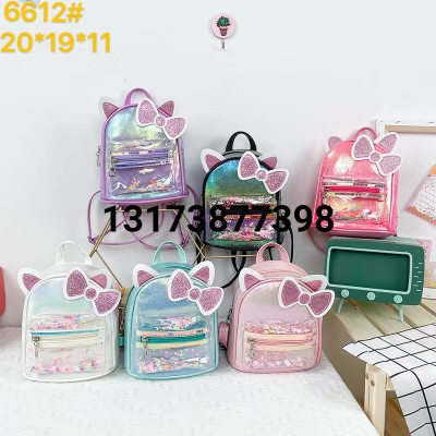 Sequined Unicorn Backpack 2021 New Girly and Fashion Backpack Cartoon Cute School Bag Travel Backpack