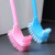 Thickened Plastic Long Handle Double-Sided Go to the Dead End Soft Fur Cleaning Toilet Brush Toilet Bending Toilet Brush Gap Brushes